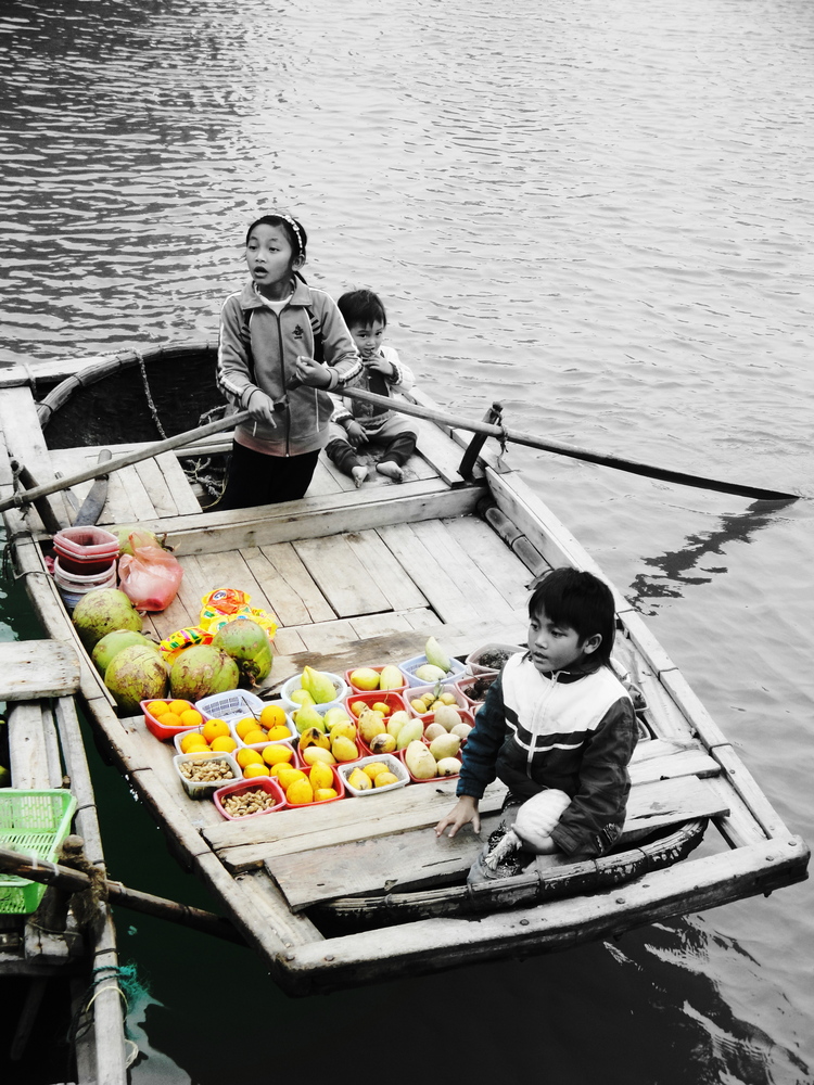 Along Halong bay