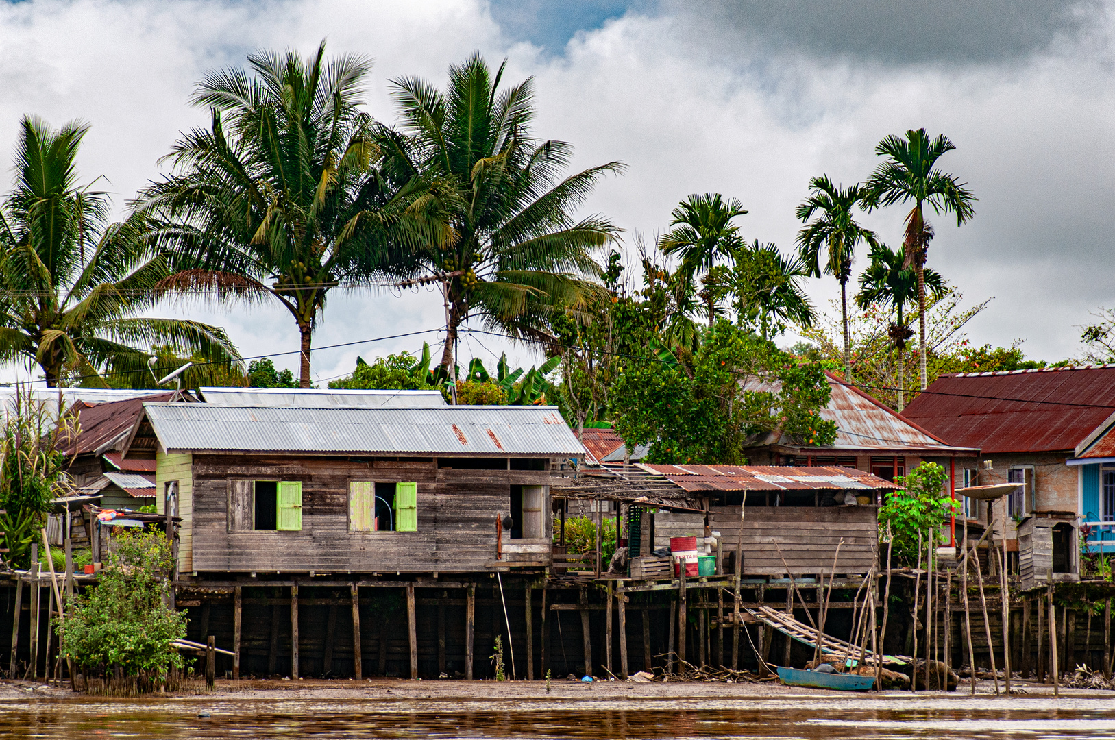 Along the Berau river