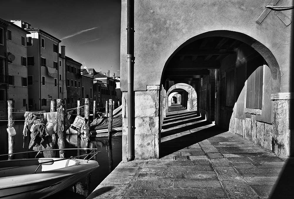 Along the canal in Chioggia