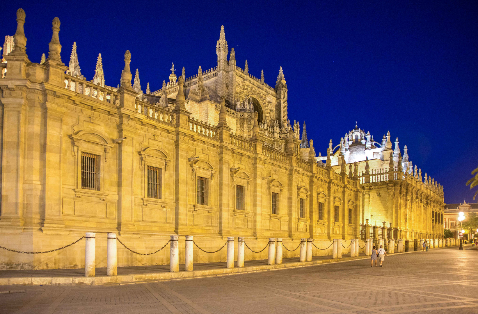 Along the Cathedral of Seville