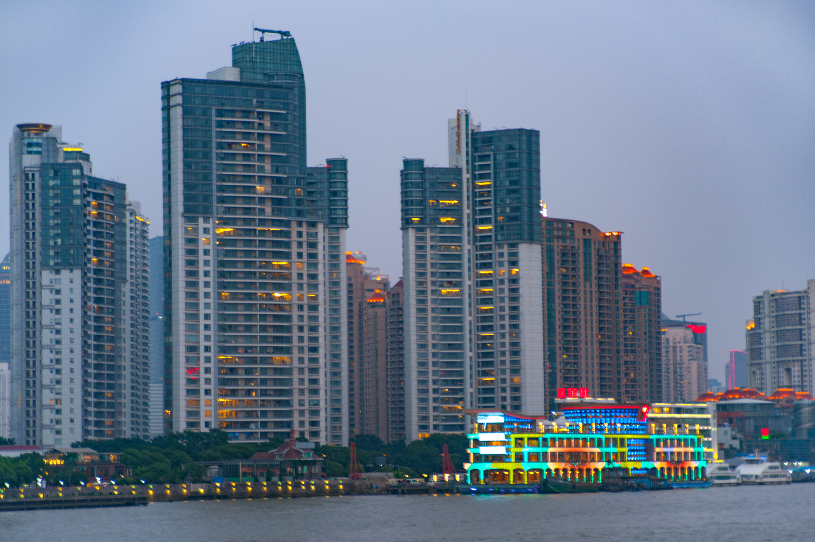 Along the Huangpu river