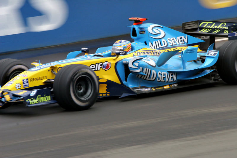 Alonso at the Hungaroring