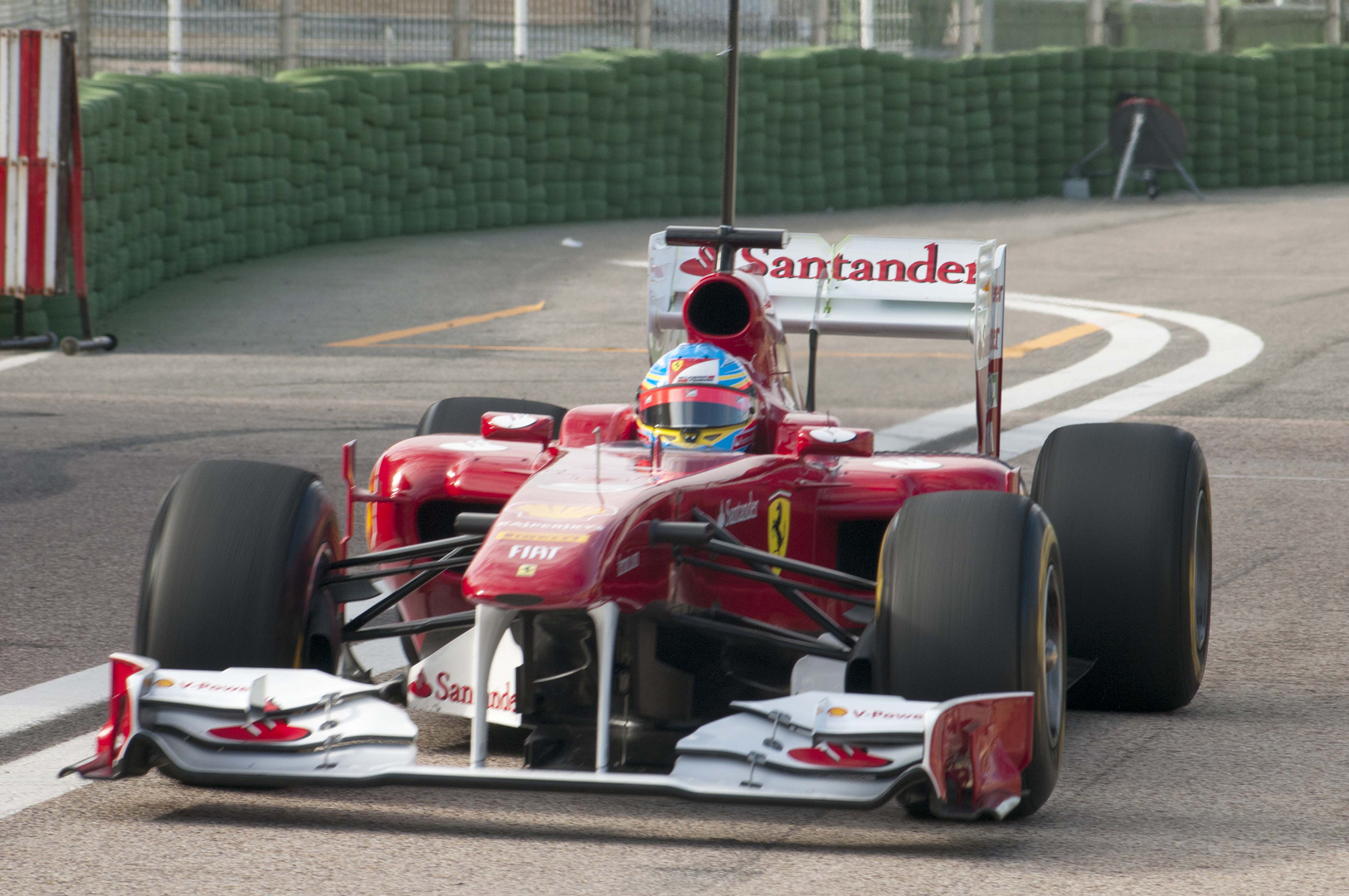 Alonso bei F1 Testfahrten