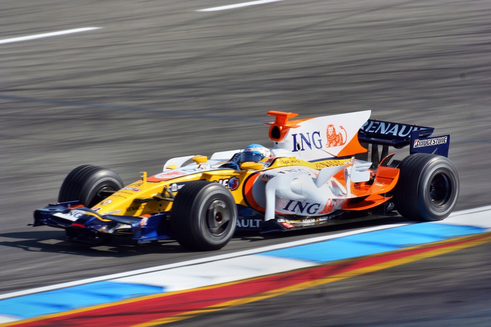 Alonso Hockenheim-Tests 2008