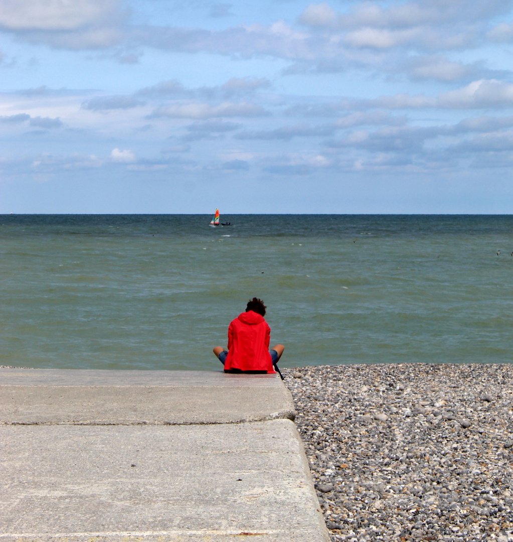 alors on regardait les bateaux.......