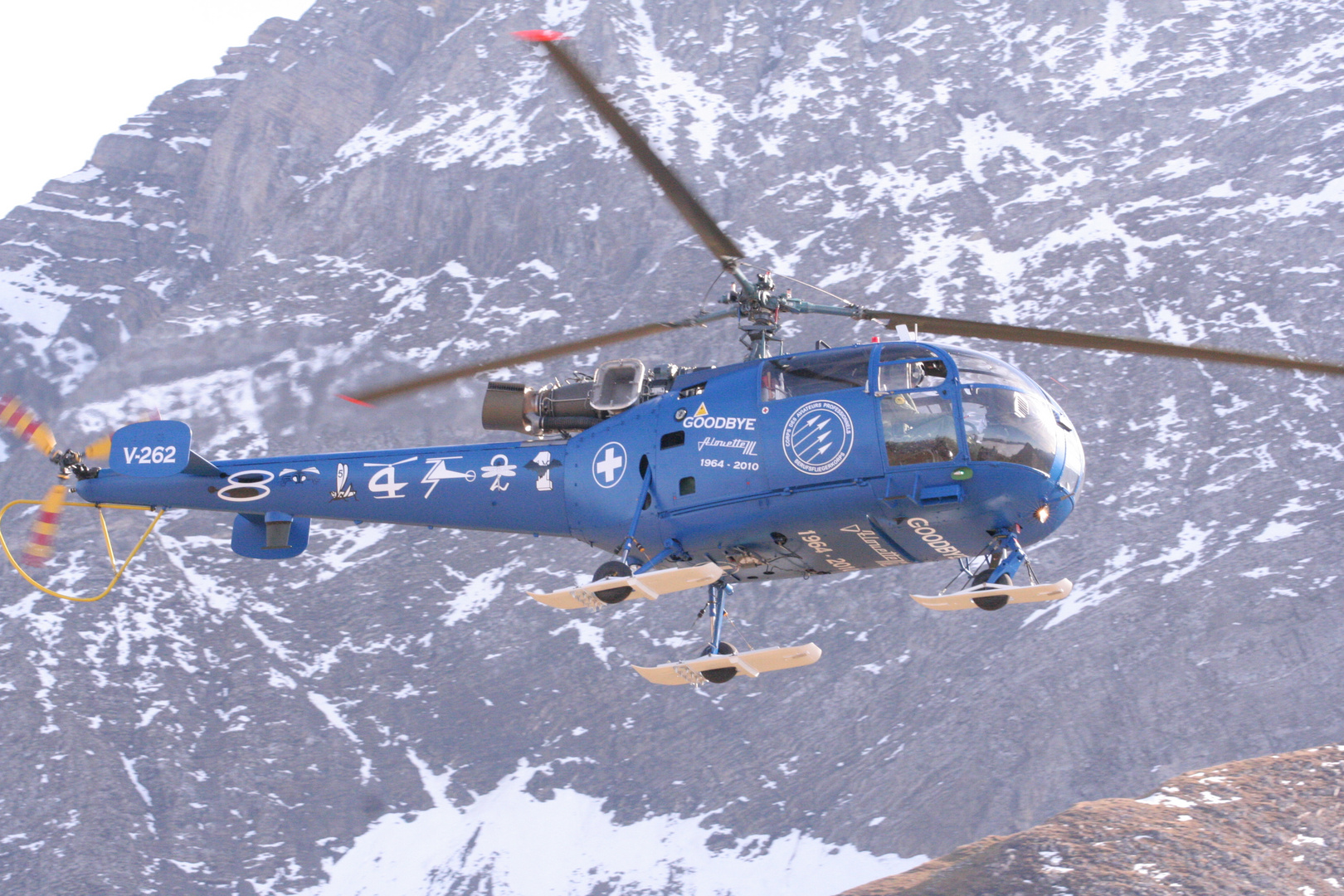 Alouette 2 abschied auf der Axalp