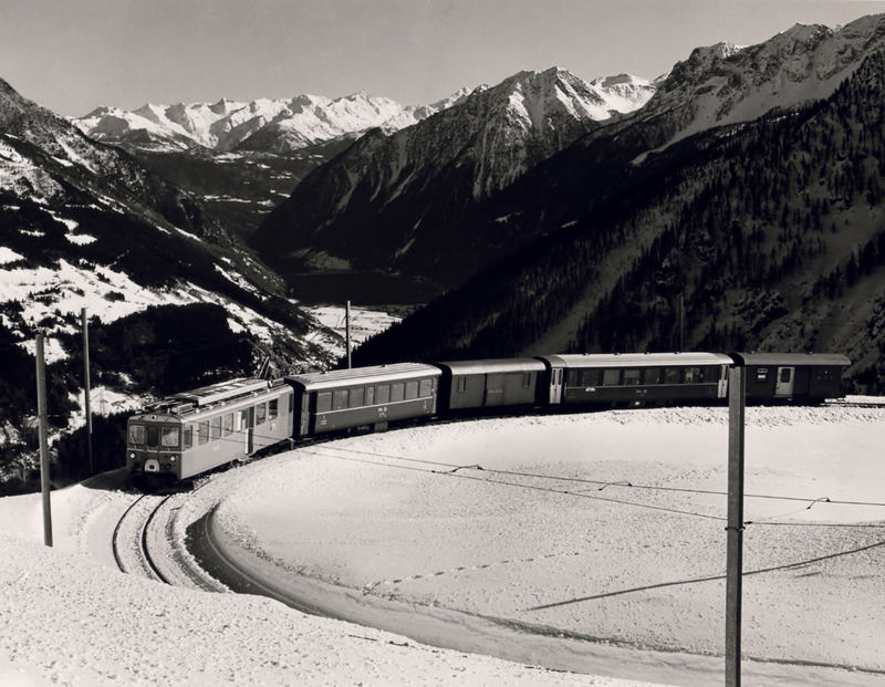 Alp Grüm im März 1975