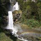 Alpbachfall mit Regenbogen