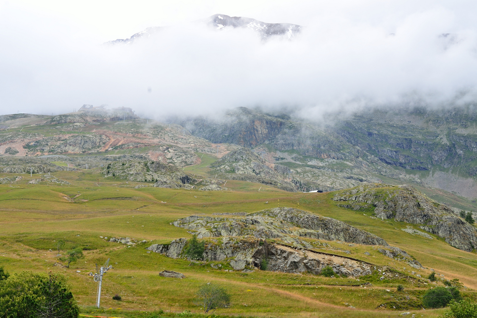 Alpe d'Huez - Nebel