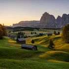 Alpe di Siusi zum Sonnenaufgang