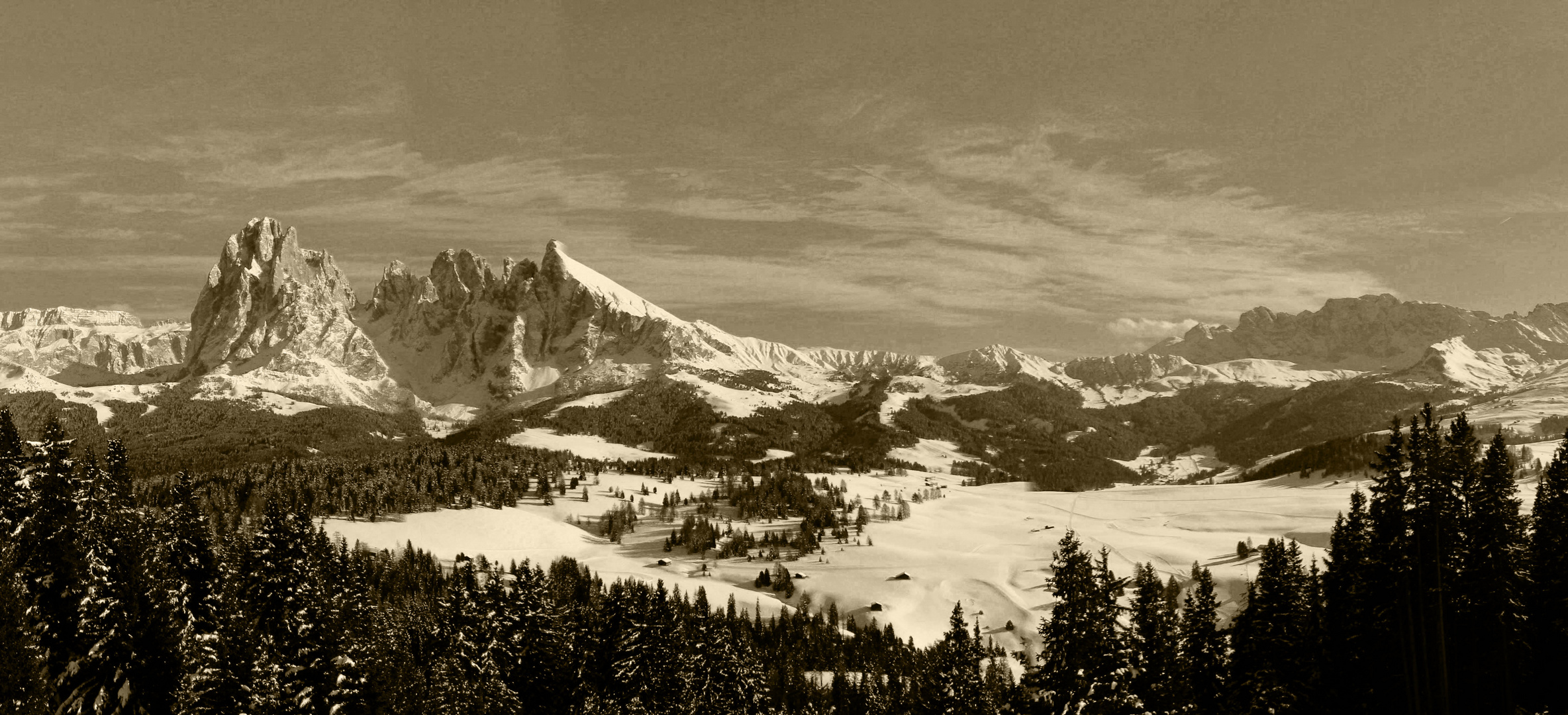 Alpe di Siusi_B&N