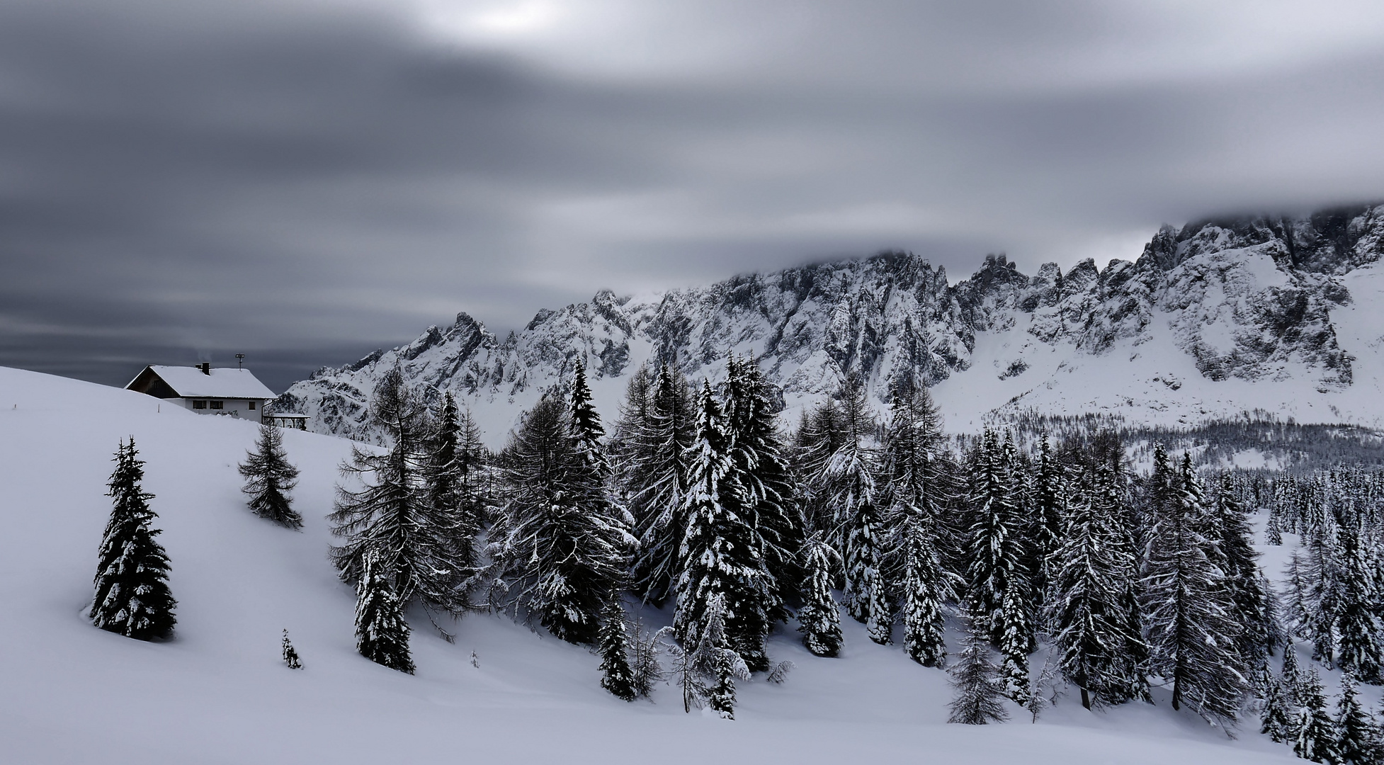 Alpe Nemes im Winter