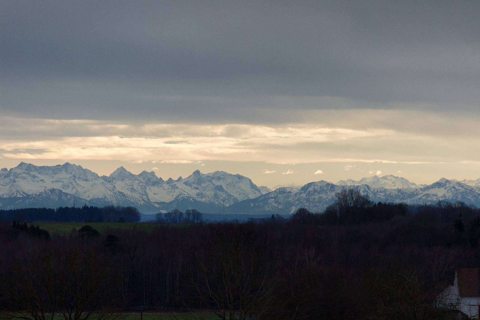 Alpen bei Föhn