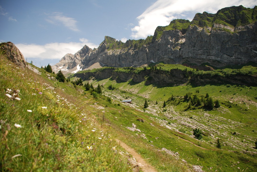 Alpen: Frankreich und Schweiz. Gletscher