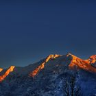 Alpen glühen schon bei Minusgraden.