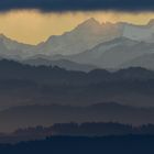 Alpen im Morgenlicht