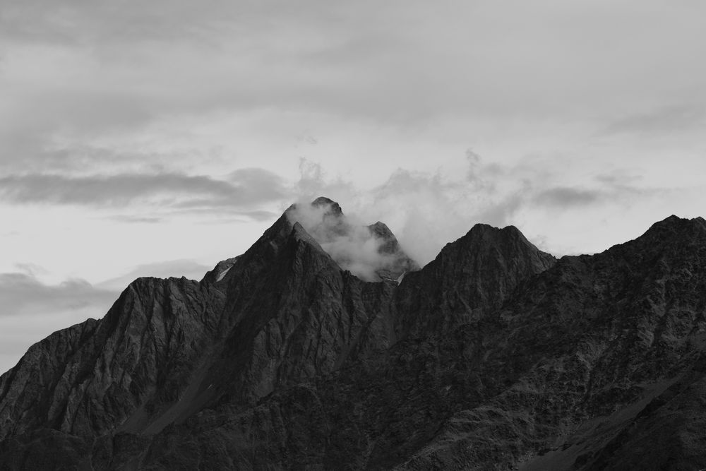 Alpen im Stubaital