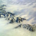 Alpen im Überflug