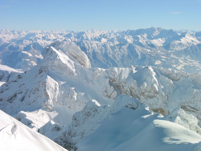 Alpen im Winter