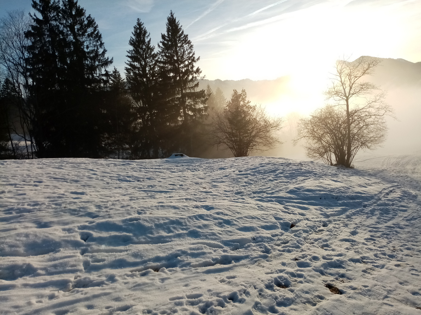 Alpen im Winter