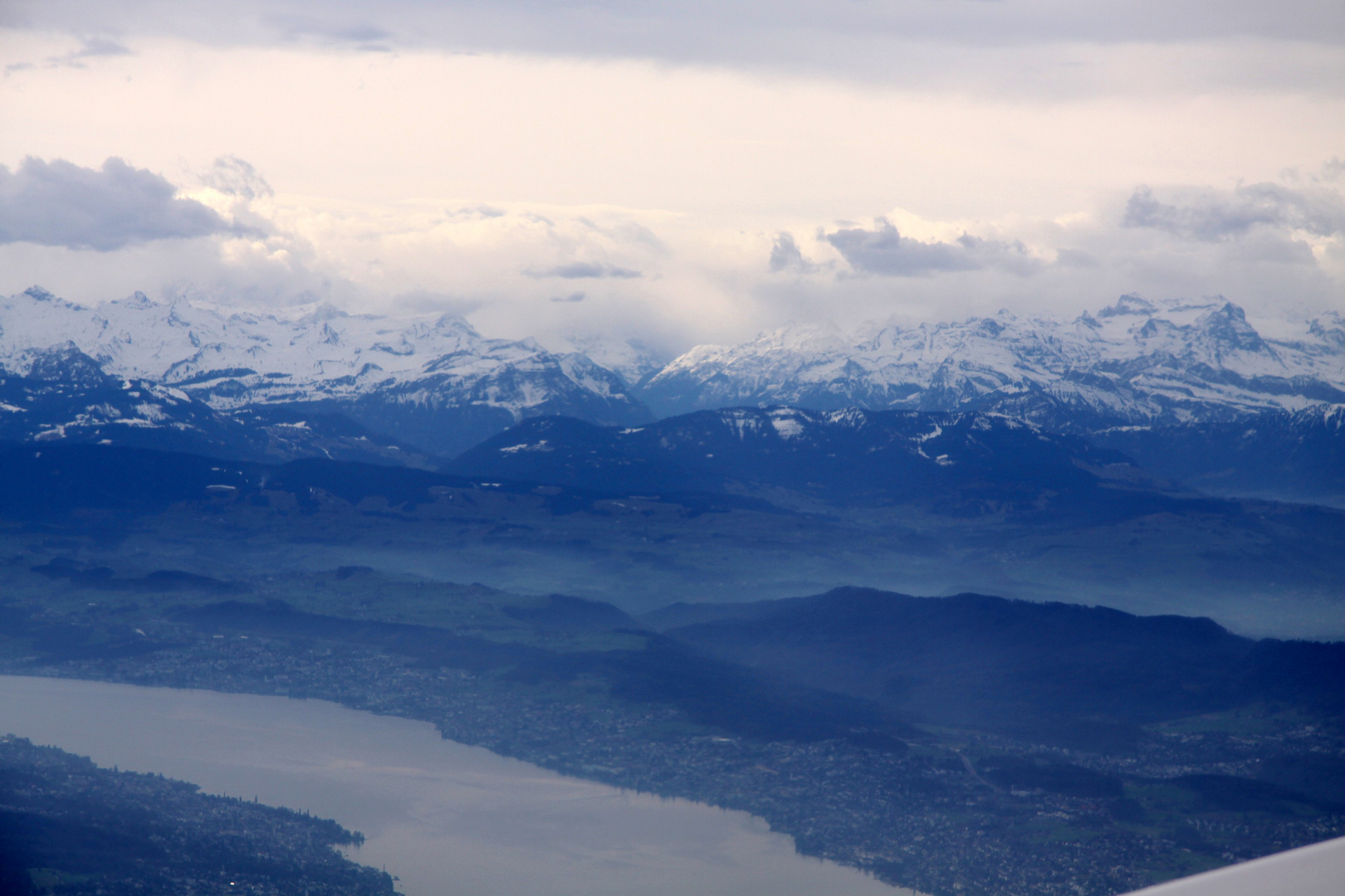 Alpen in Blau