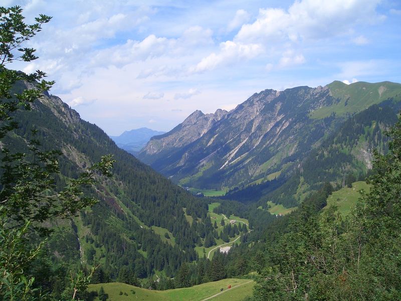 Alpen in der Nähe von Oberstdorf