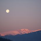 Alpen mit Mond