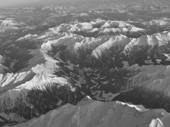 Alpen mit Schnee