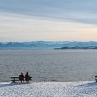 Alpen-Panorama am Starnberger See