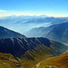 Alpen-Region an der Grenze zu Italien