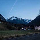 Alpen um Oberstdorf am Abend