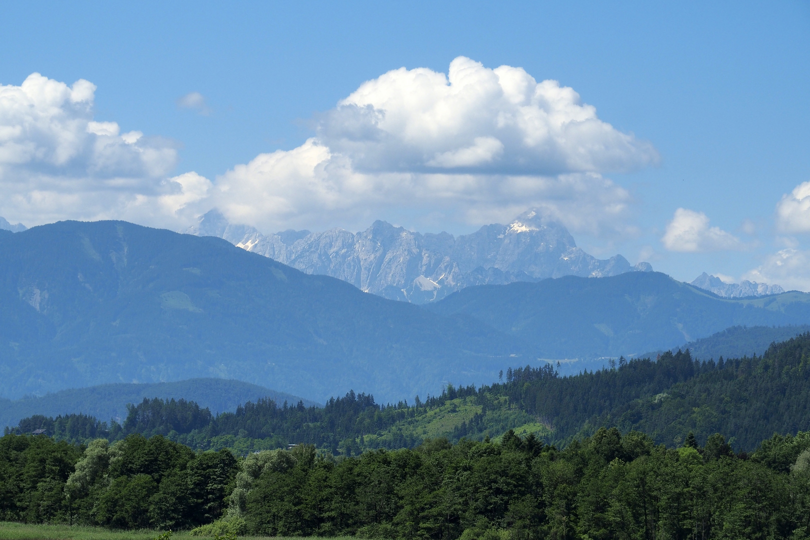 Alpen von der Gerlitzen aus