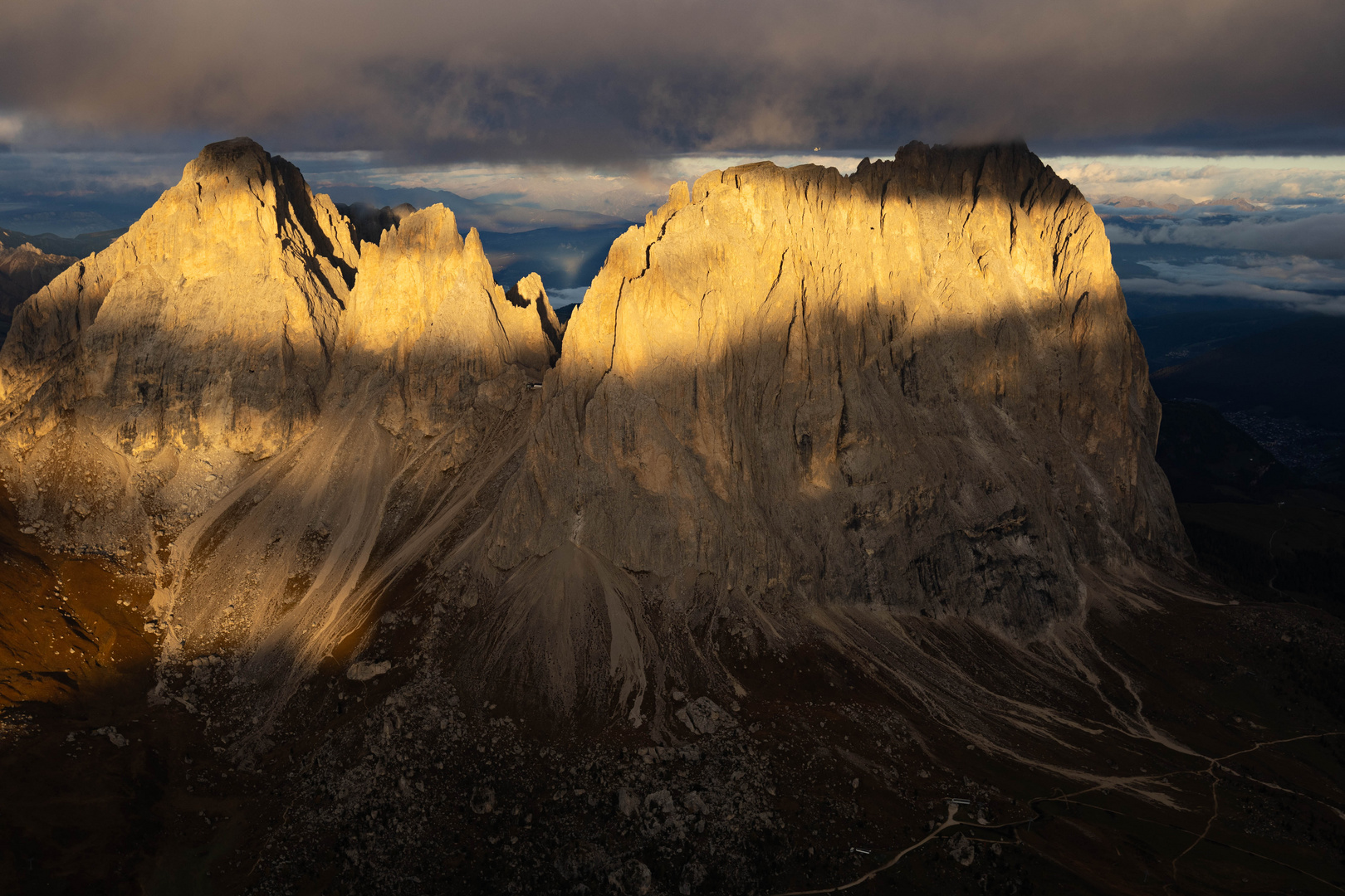 Alpen von oben