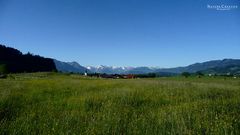 "Alpenblick auf das Walsertal bei Agathazell 1"