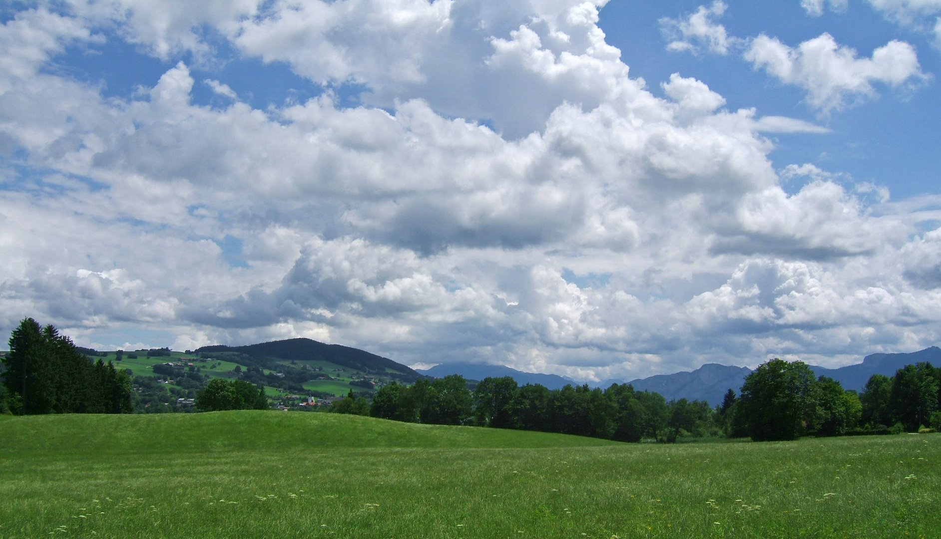 Alpenblick Nähe Salzburg