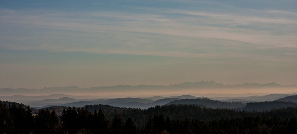 Alpenblick über die Waldbergkette