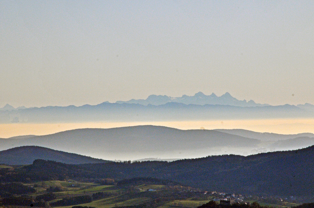 Alpenblick vom Haidel