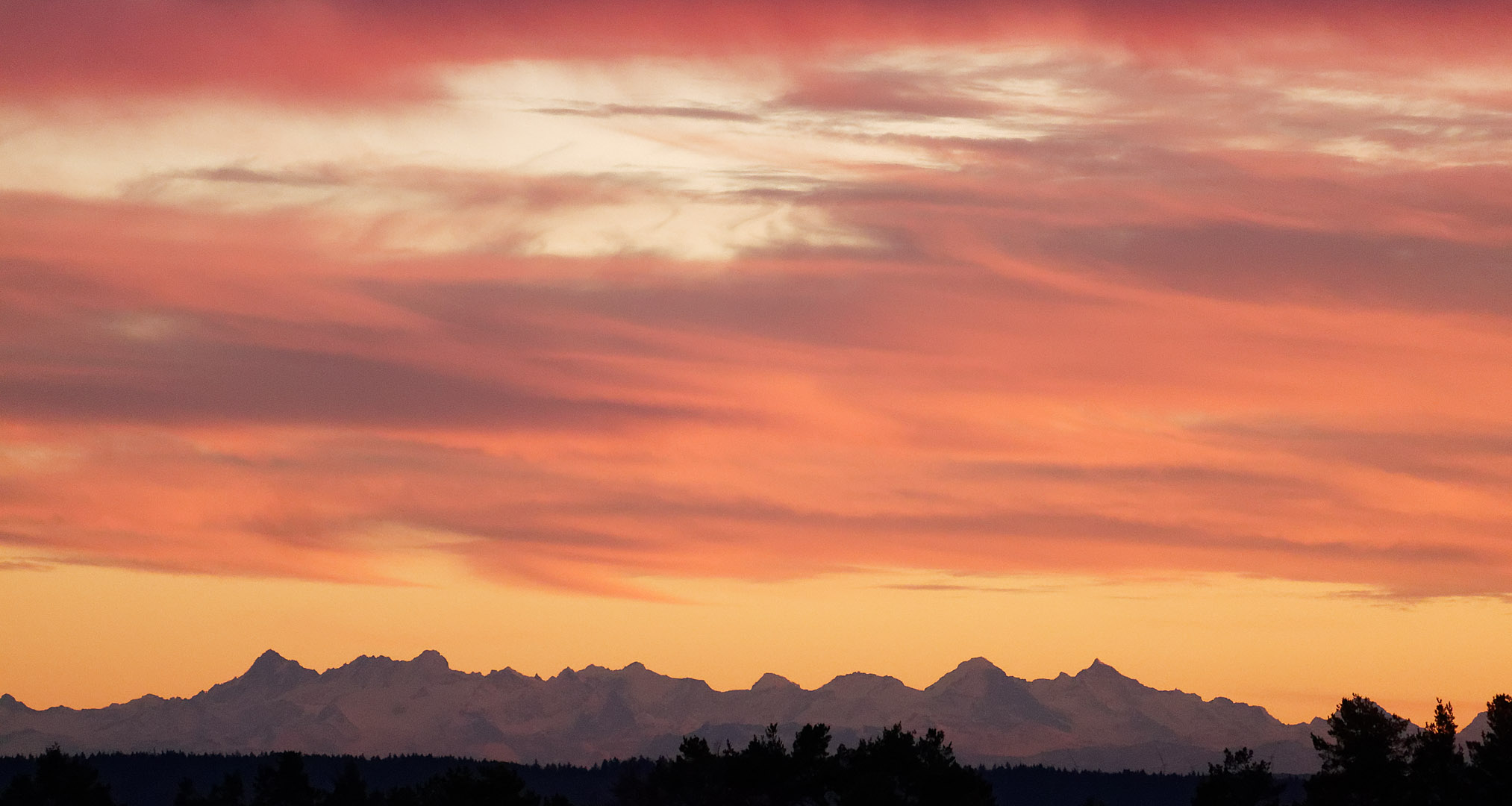 Alpenblick vom Heuberg