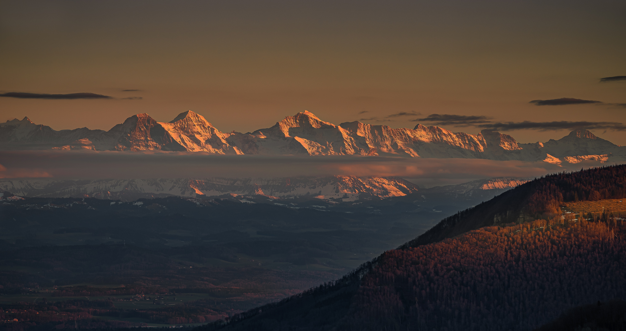 Alpenblick vom Passwang