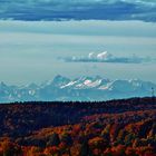 Alpenblick vom Turm in Albstadt-Ebingen!