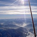 Alpenfahrt im Heißluftballon