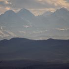 Alpenfernsicht bei Inversionswetterlage - Hochlauen - Südschwarzwald