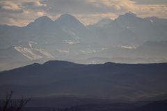 Alpenfernsicht bei Inversionswetterlage - Hochlauen - Südschwarzwald