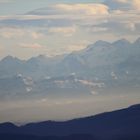 Alpenfernsicht Südschwarzwald (Hochblauen 1165 m ü.N.N.)