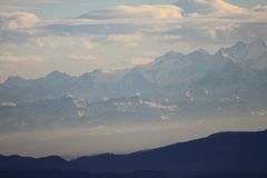 Alpenfernsicht Südschwarzwald (Hochblauen 1165 m ü.N.N.)