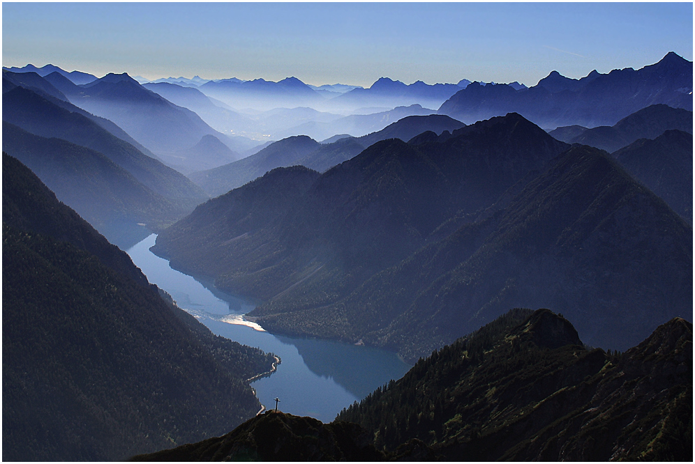 Alpenflug Plansee