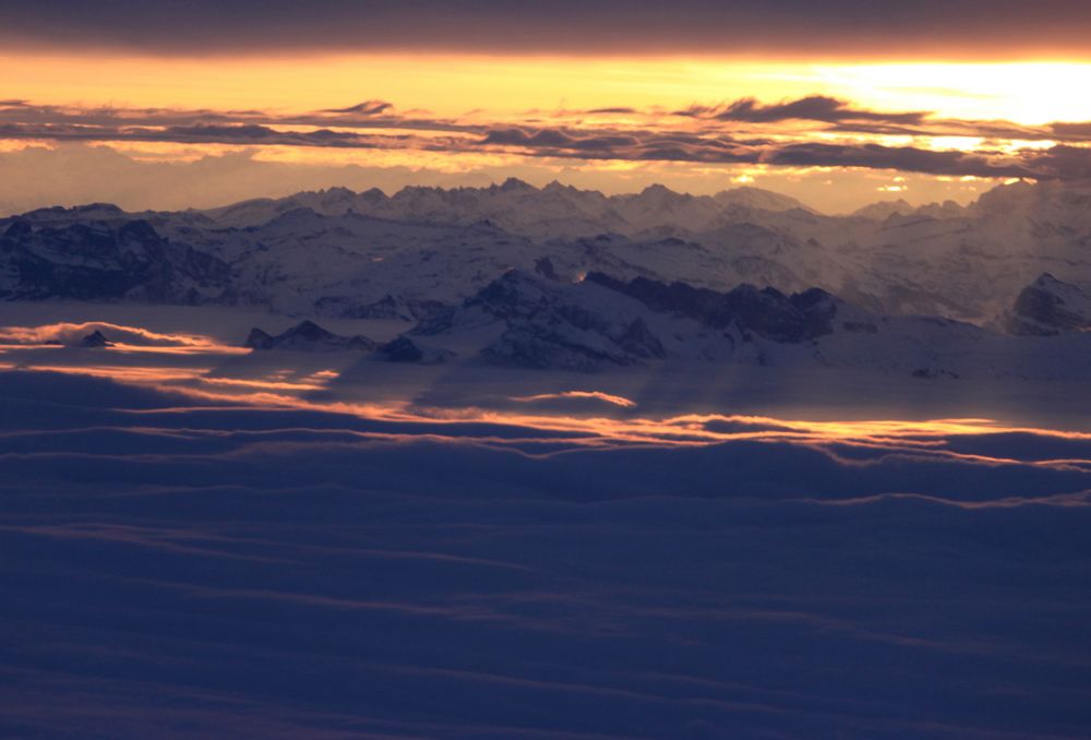 Alpenflug [ über die Schweiz ] 