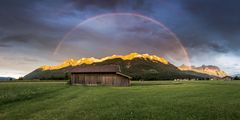 Alpenglow + Rainbow