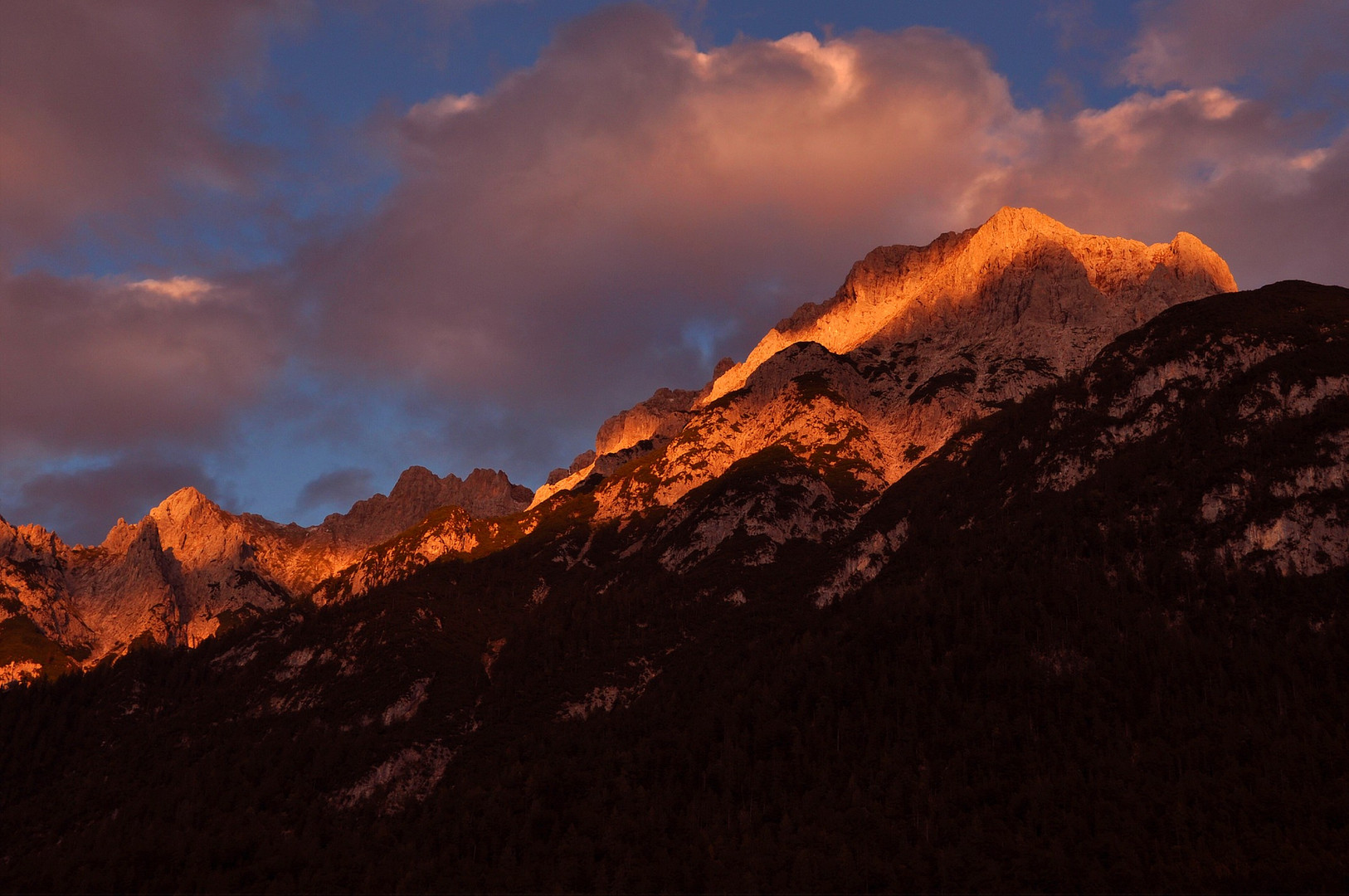 Alpenglühen...