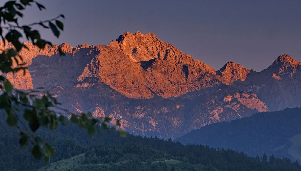 Alpenglühen...